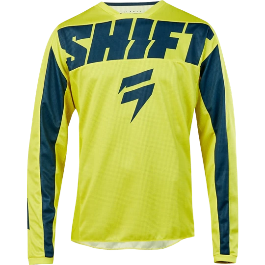 Shift White York Youth Yellow/Navy джерси подростковая