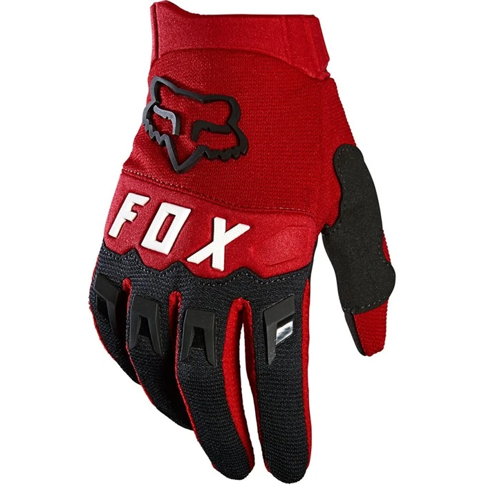 Fox Dirtpaw Youth Flame Red мотоперчатки подростковые