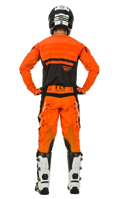 Fly Racing Kinetic K120 2020 комплект подростковый, оранжево-черный