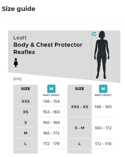 Leatt Chest Protector ReaFlex Women Black панцирь женский, черный