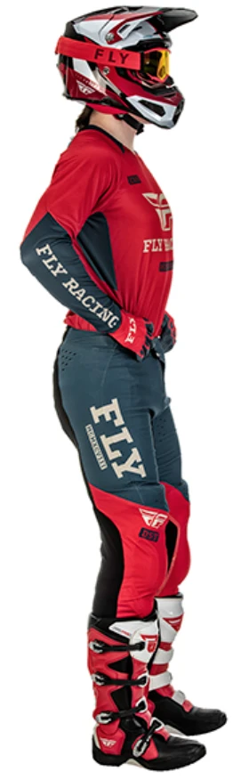 Fly Racing Evolution DST 2022 комплект, красно-серый