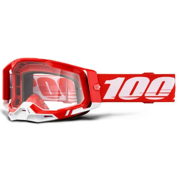 100% Racecraft 2 Red / Clear мотоочки
