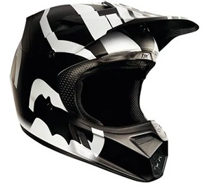 Fox Racing V3 Savant шлем кроссовый, черно-белый