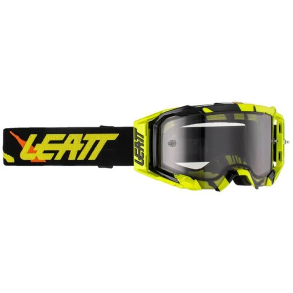Leatt Velocity 5.5 Tiger / Light Grey 58% мотоочки, двойная линза