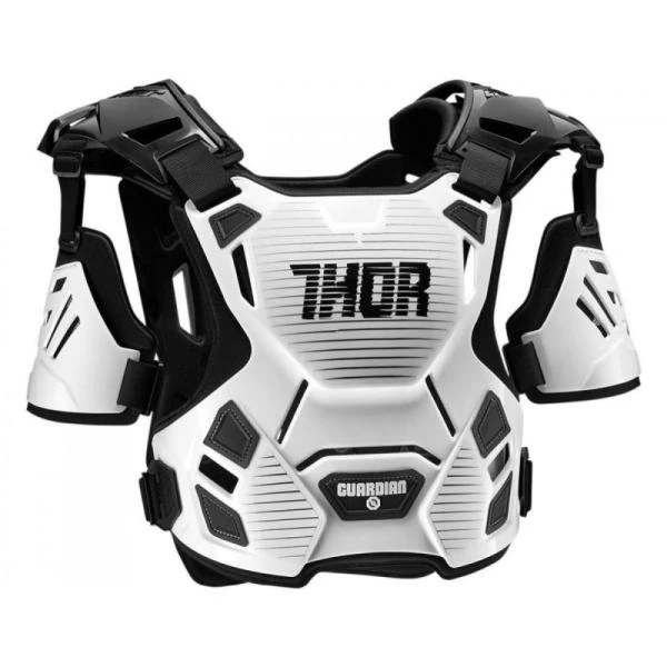 Thor Guardian панцирь с плечами, бело-черный