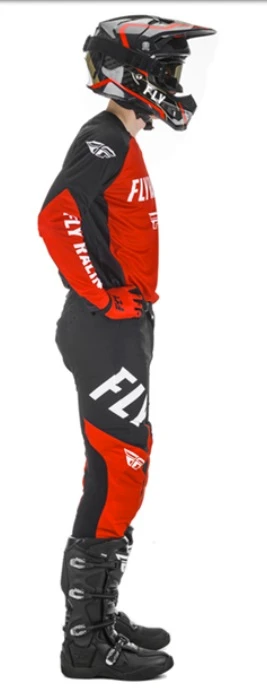 Fly Racing Evolution DST 2021 комплект, красно-черно-белый