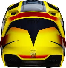 Fox Racing V1 Motif 2019 шлем кроссовый, желтый