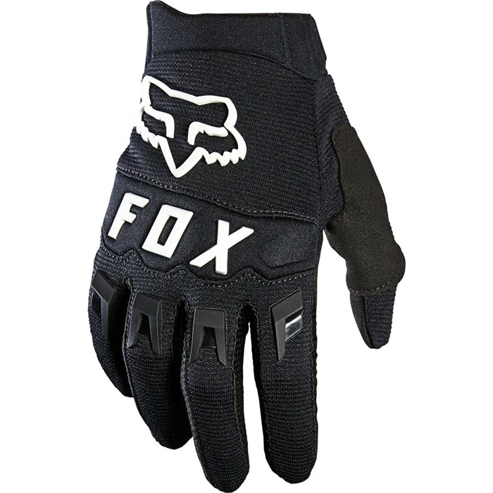 Fox Dirtpaw Youth Black/White мотоперчатки подростковые