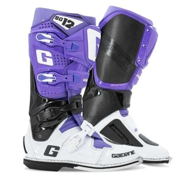 Gaerne SG12 Purple Black White мотоботы кроссовые