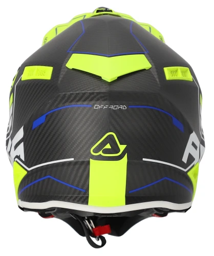 Acerbis Steel Carbon 22-06 Black/Fluo шлем внедорожный, черный