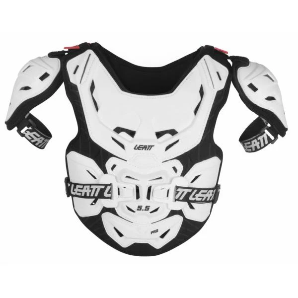Leatt 5.5 PRO Junior панцирь с плечами подростковый, белый
