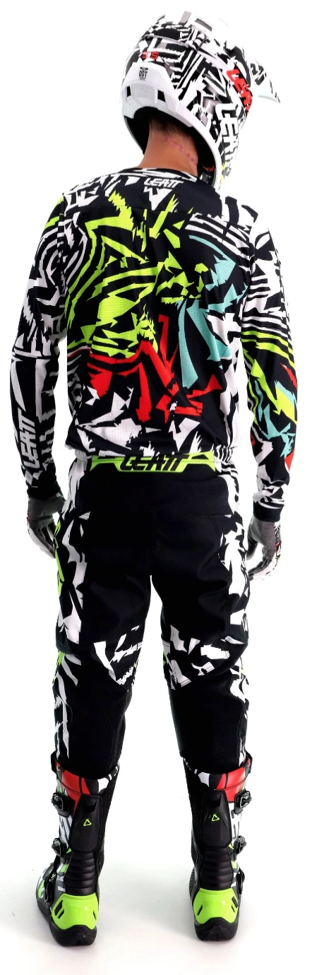 Leatt 3.5 Ride Kit Mini 2023 Zebra комплект детский, мотоштаны + джерси