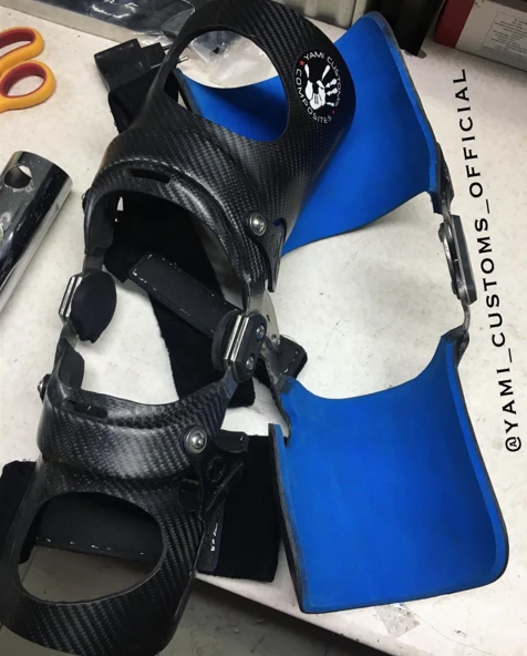 Yami Customs брейсы карбоновые для горных лыж, вейка, сноуборда и т.д. без коленных чашек