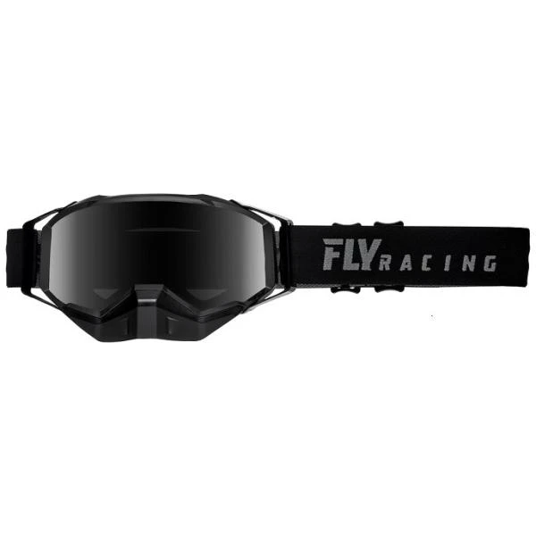 Fly Racing Zone 2019 очки снегоходные, черный, зеркальная линза