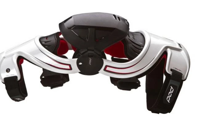 POD K300 MX защита коленей, бело-красный