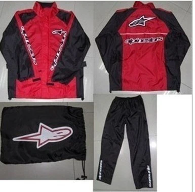 Alpinestars дождевик раздельный, красный