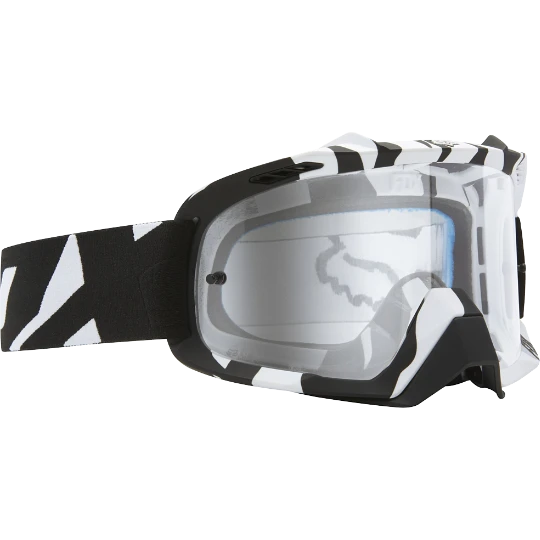 Fox Air Defence Black Zebra мотоочки, черно-белый