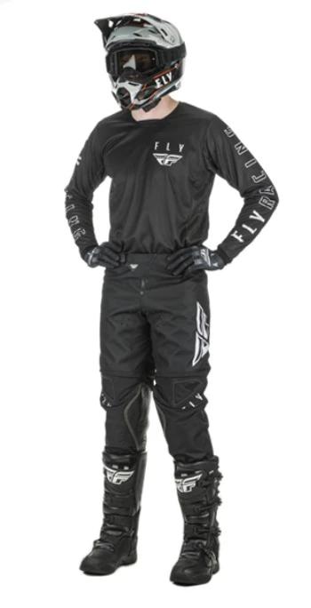 Fly Racing Kinetic K121 2021 комплект, черно-белый