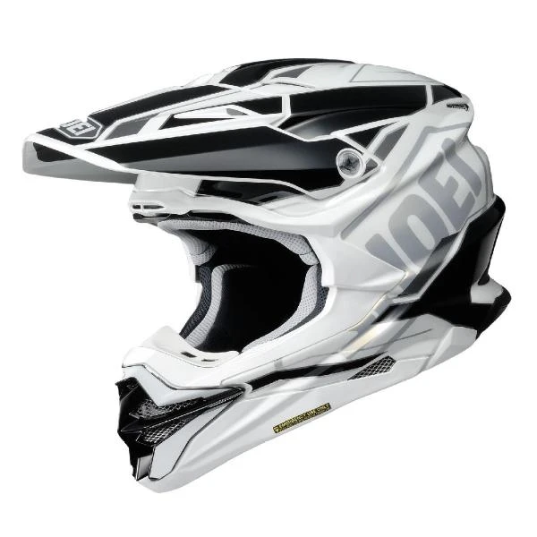Shoei VFX-WR Allegiant TC-6 шлем кроссовый, бело-черный