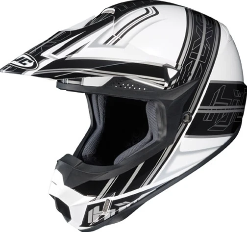 Шлем HJC CL-X6 Slash MC-5 (черно-белый)