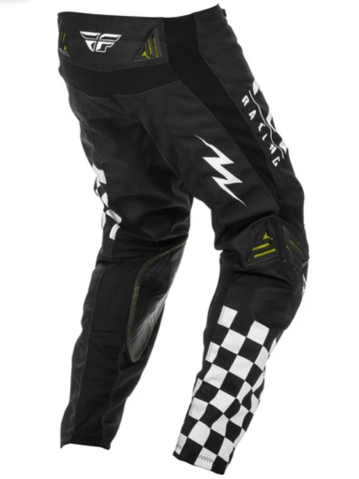 Fly Racing Kinetic Rockstar 2020 мотоштаны, черно-белый