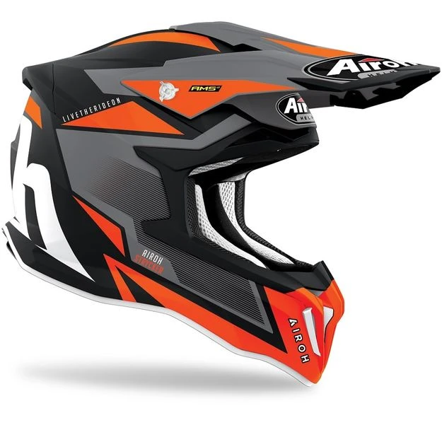 Airoh Strycker Axe Orange Matt шлем внедорожный