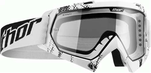 Thor S13 Enemy Web мотоочки, бело-черный