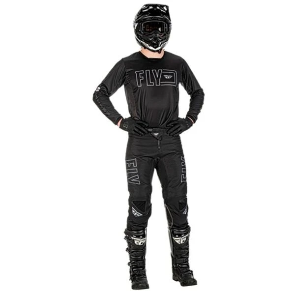 Fly Racing Kinetic Fuel комплект, черно-белый