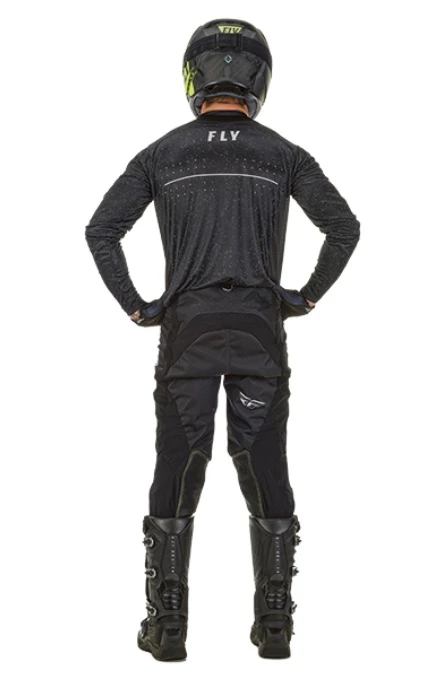Fly Racing Lite Hydrogen 2020 комплект, черно-белый