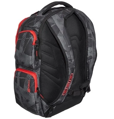 OGIO Metro II Fracture рюкзак, серо-красно-черный