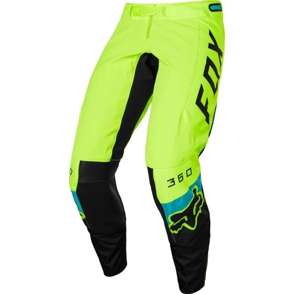 Fox Racing 360 Dier Youth Flow Yellow мотоштаны подростковые