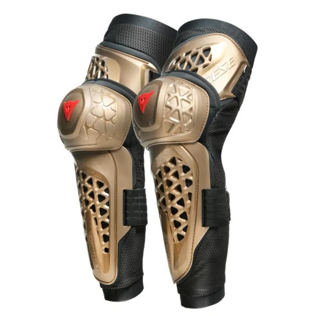 Dainese MX1 наколенники, черно-золотой