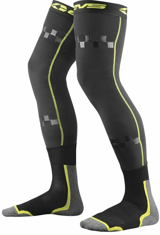 EVS Fusion Riding Yellow/Black чулки под наколенники с носком