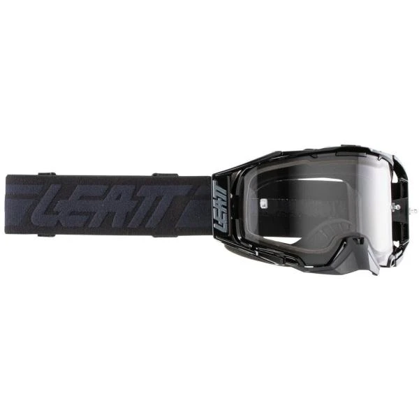 Leatt Velocity 6.5 Stealth / Light Grey 58% мотоочки, двойная линза