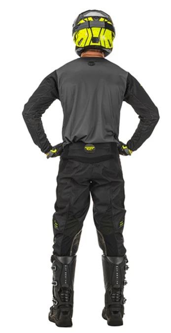 Fly Racing Kinetic K220 2020 комплект, серо-черно-салатовый