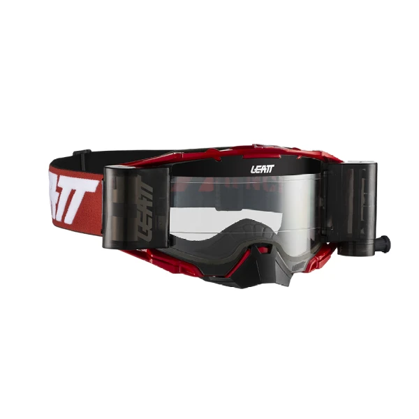 Leatt Velocity 6.5 Roll-Off Red White / Clear мотоочки, двойная линза