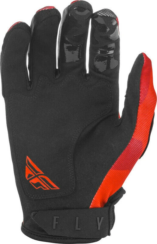 Fly Racing Kinetic K221 мотоперчатки, красно-черный