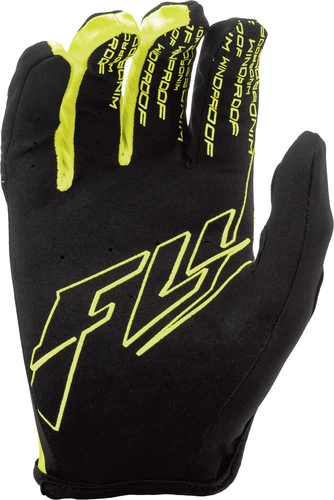 Fly Racing Windproof Lite 2021 мотоперчатки, черно-желтый