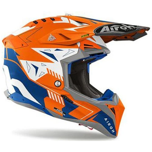 Airoh Aviator 3 Spin Orange Fluo Matt шлем внедорожный, оранжевый матовый