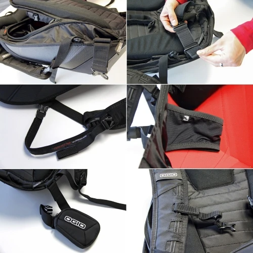 OGIO No Drag Mach 5 рюкзак для мотоциклистов, черный