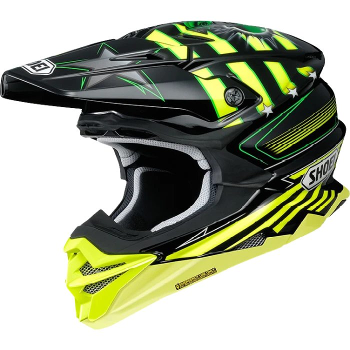 Shoei VFX-WR Grant 3 TC-3 шлем кроссовый, желто-черный