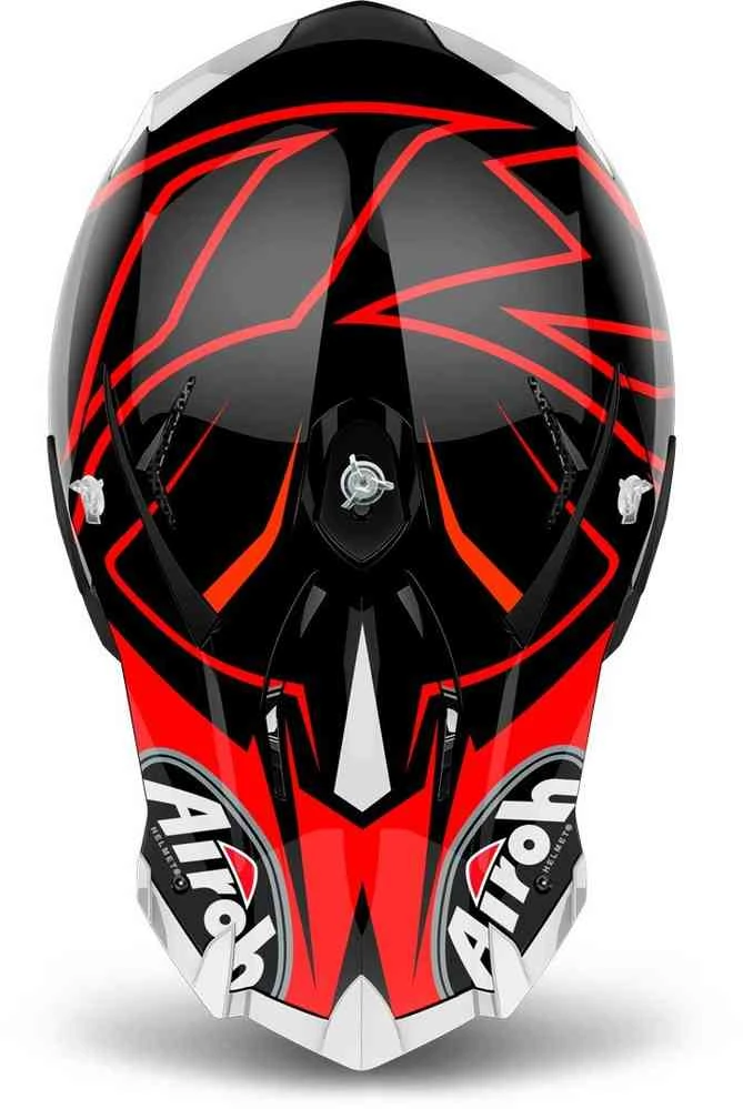 Airoh Terminator Open Vision шлем внедорожный, красно-черный