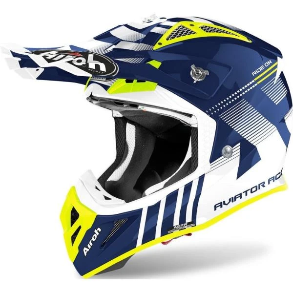 Airoh Aviator Ace Nemesi Blue шлем внедорожный, синий