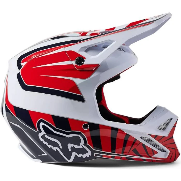 Fox Racing V1 Goat Red шлем кроссовый