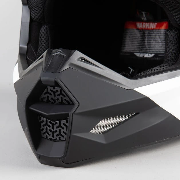 Fly Racing Kinetic K220 2020 шлем кроссовый, оранжево-черно-белый матовый