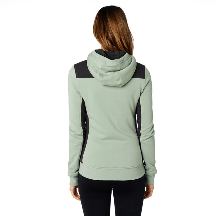 Fox Outbound Sherpa Zip Fleece толстовка женская, зеленый