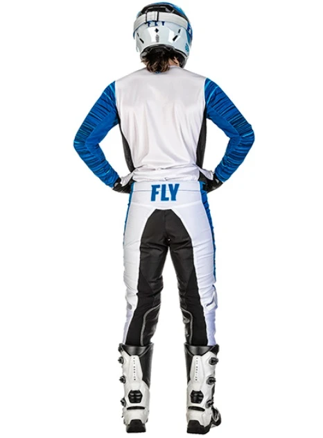 Fly Racing Kinetic Wave комплект, бело-синий