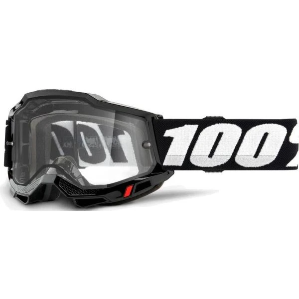 100% Accuri 2 Enduro Black / Clear Dual Lens мотоочки