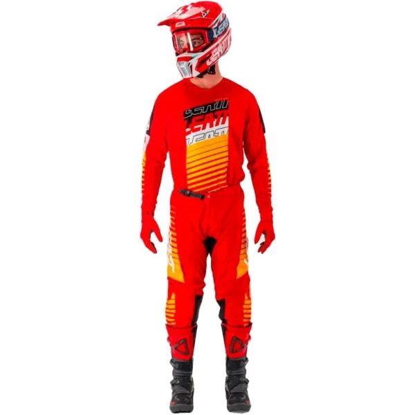 Leatt 3.5 Ride Kit 2025 Red комплект мотоштаны + джерси, красный