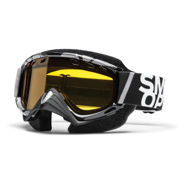 Smith Snow Fuel V.1 Max Black-Silver Static Yellow очки снегоходные, черно-серебристый, двойная вентилируемая линза